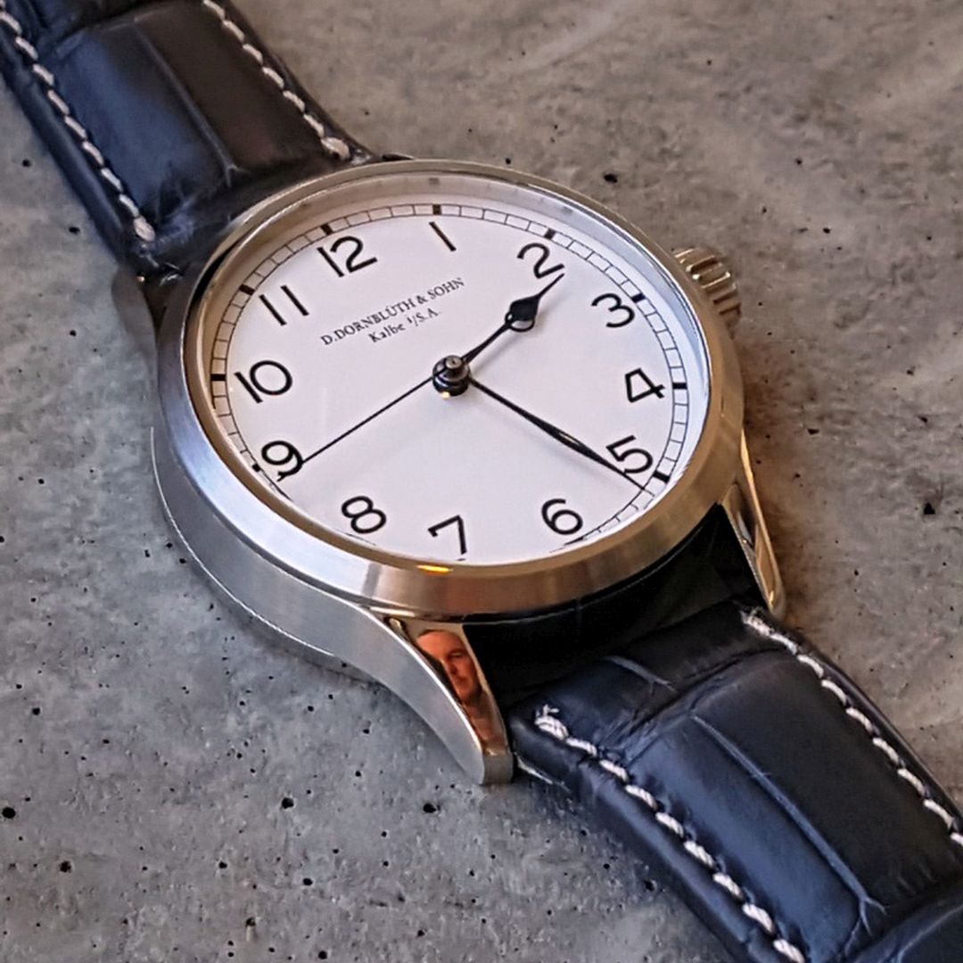 Dornblüth & Sohn Centersecond Silver Dial - Premium German men’s watch ...