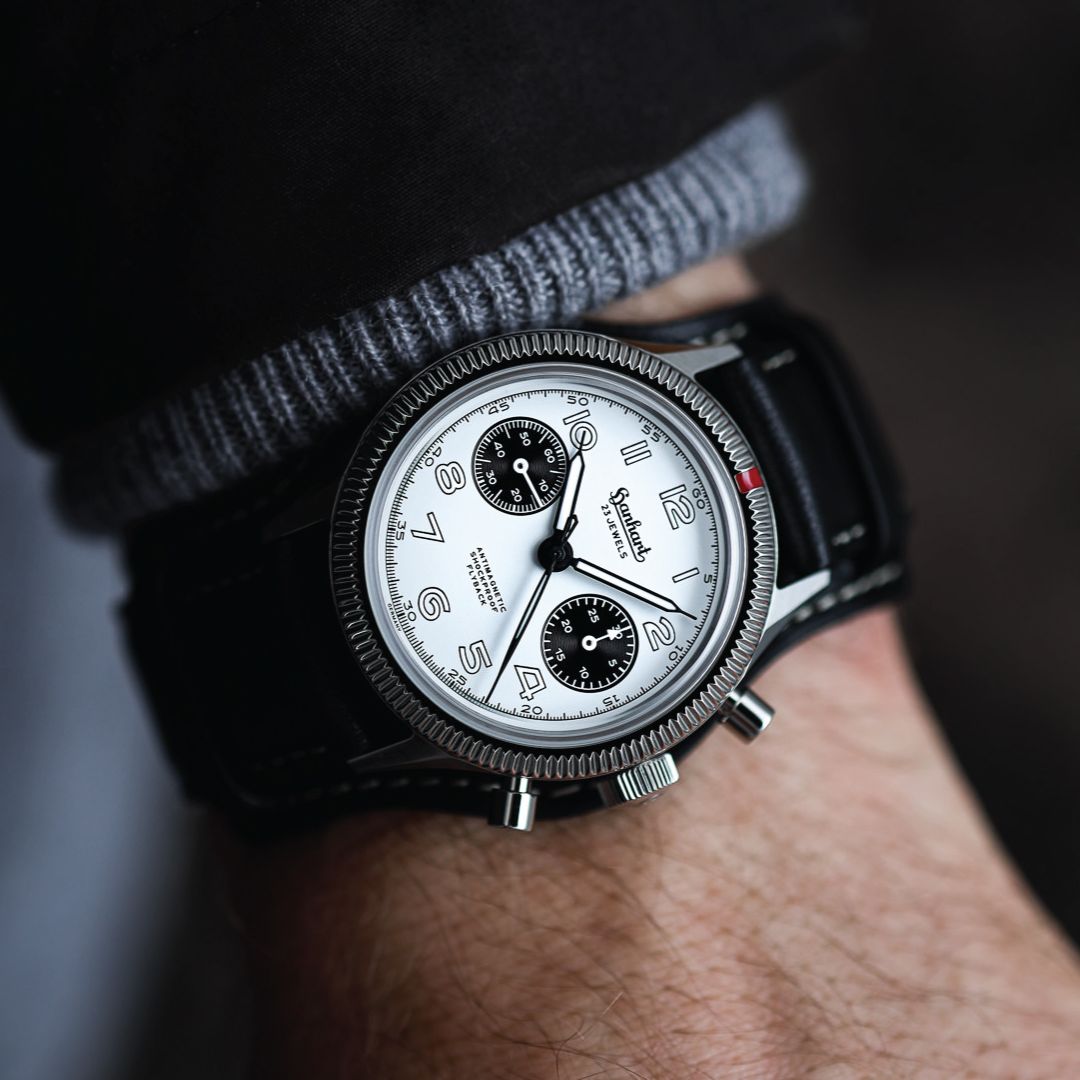 NEW: A Timeless Tale Reimagined - The Hanhart 417 ES 1954 Flyback (Custom-Made) - Define Watches