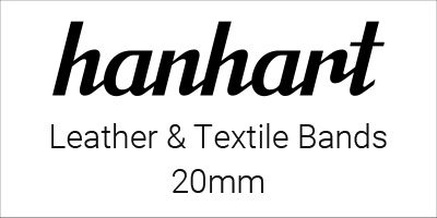 Hanhart Leather & Textile Bands 20mm