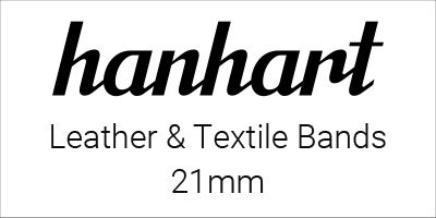 Hanhart Leather & Textile Bands 21mm