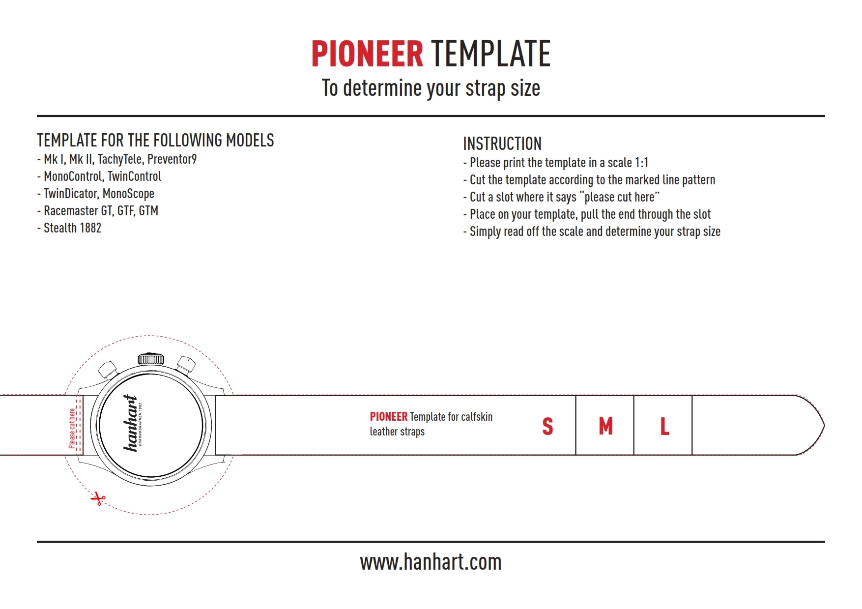 Hanhart Pioneer Template Define Watches