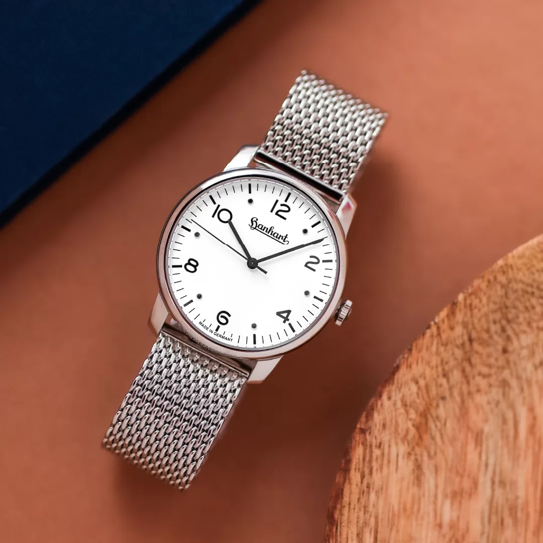 Unveiling the Hanhart PIONEER Silva White: A Fusion of Timeless Elegance and Contemporary Simplicity - Define Watches
