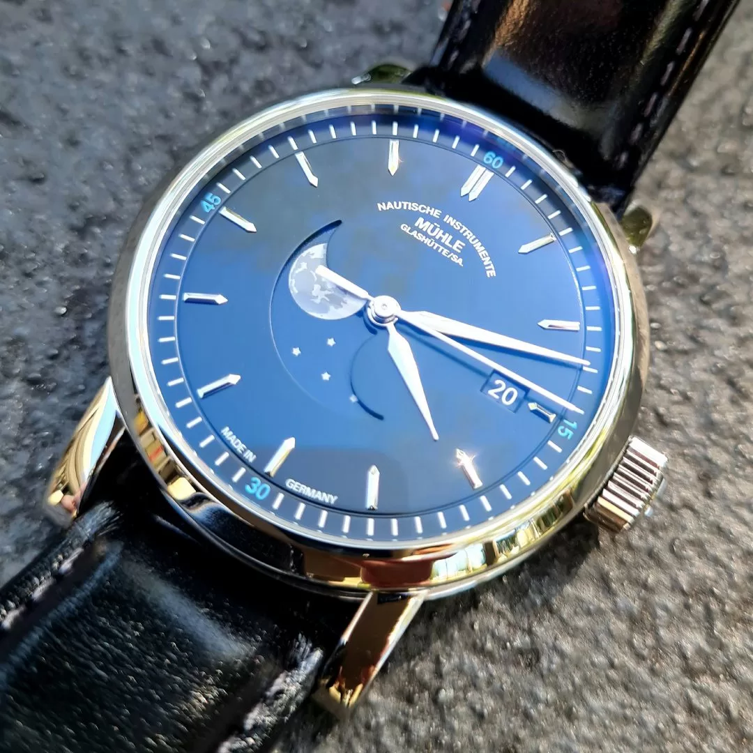 Mühle-Glashütte Teutonia IV BlueMoon: A Celestial Elegance on Your Wrist - Define Watches