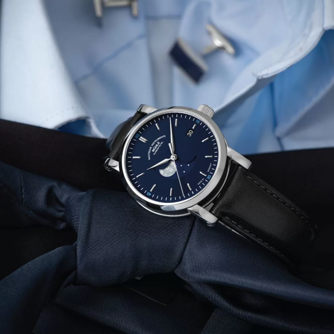 Mühle-Glashütte Teutonia IV BlueMoon: A Celestial Elegance on Your Wrist - Define Watches