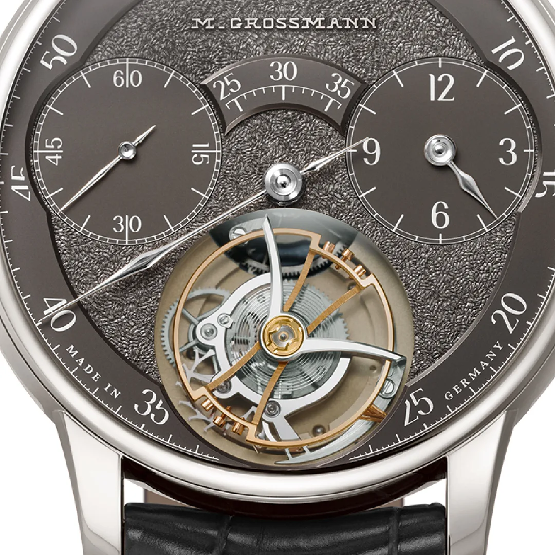 NEW: Moritz Grossmann TOURBILLON Tremblage White & Rose Gold - Define Watches