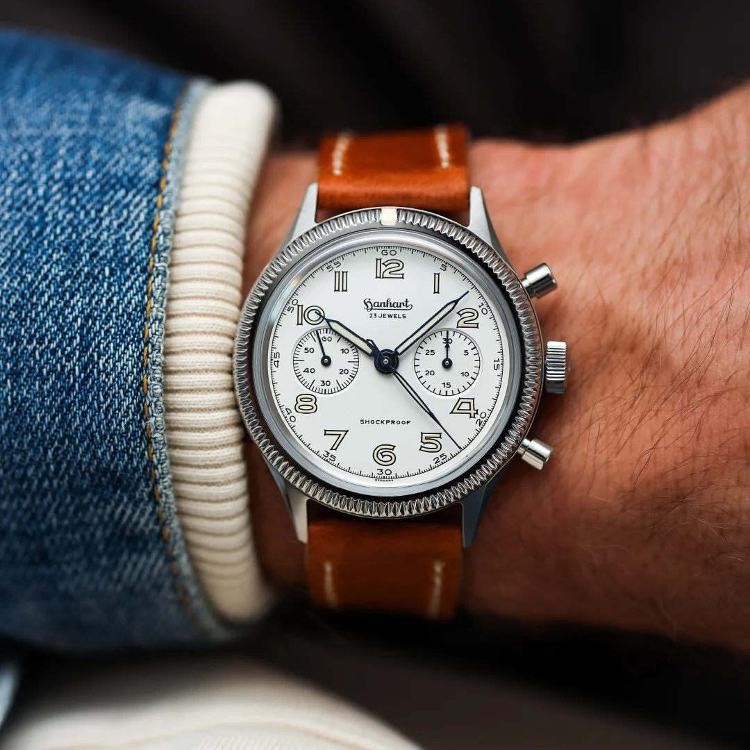 NEW: Hanhart 417 ES Moby Dick: A Timeless Chronograph Reborn - Define Watches