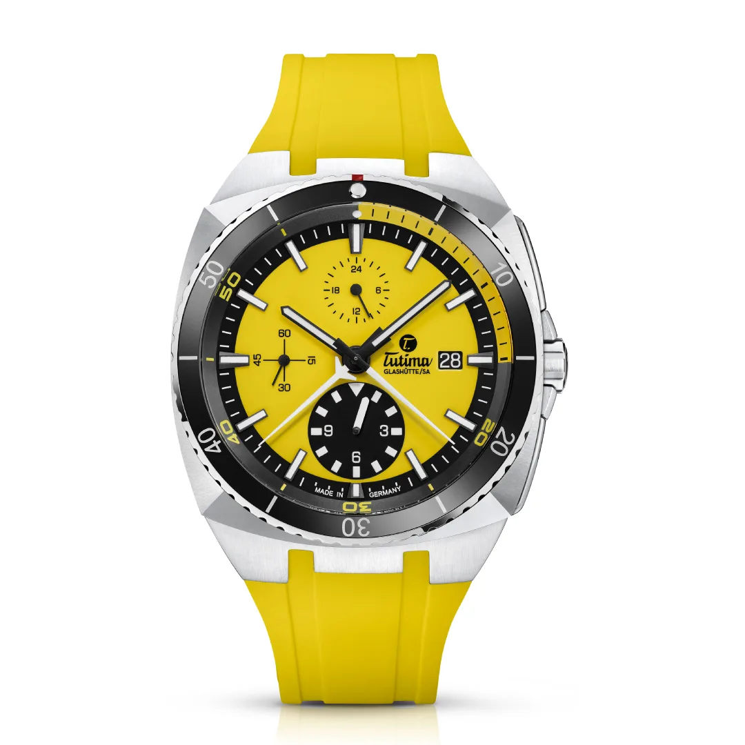 NEW: Racing Yellow Revolution: The Tutima Saxon One ZSM - Define Watches